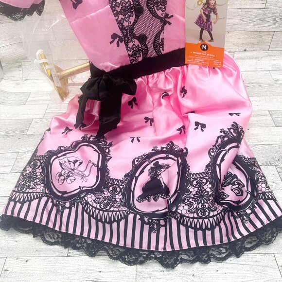 NWT Hyde & Eek! Kids' Wind-Up Doll w/Key Size Medium 7-8 Halloween Costume - Picture 4 of 8